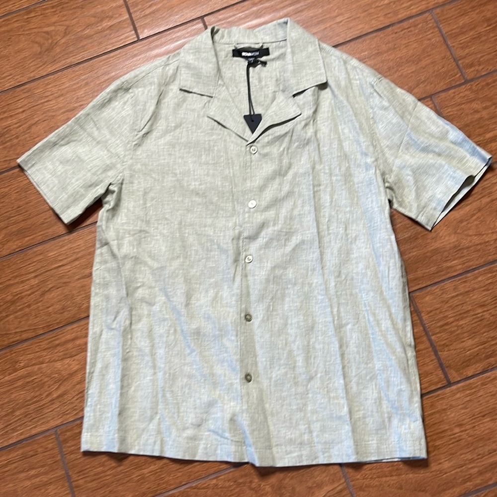 Fashionnova Bahamas Linen Button-Down Shirt